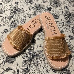 BEACH BY MATISSE Sz 6 Koko Espadrille Slide Slip On Sandals